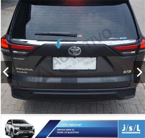 Innova Zenix Trunk Lid Lis Bagasi Blacktivo Lazada Indonesia