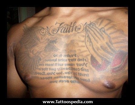 Tattoos On Chest For Men Bible Verses