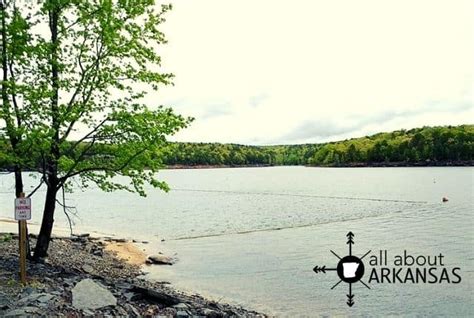 EXCELLENT Swimming Areas at the Dam Site Campground in Heber Springs Arkansas - All About Arkansas