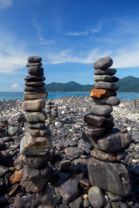 Stack Of Stones Stock Image Colourbox