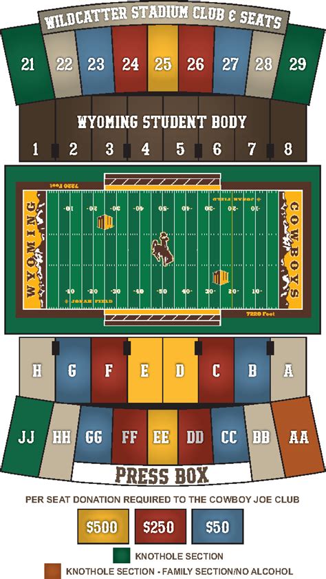 Seating Chart For War Memorial Stadium