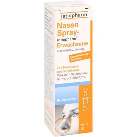 Nasenspray Ratiopharm Erwachsene Ebay