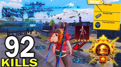 92 Kills Wow😈new Mode Best Aggressive Rush Gameplay 🔥samsunga7a8j4