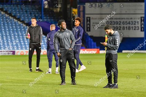 Afc Wimbledon Players Arrive Ahead Efl Editorial Stock Photo - Stock ...