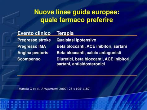 PPT Linee Guida Nel Trattamento Dellipertensione Arteriosa