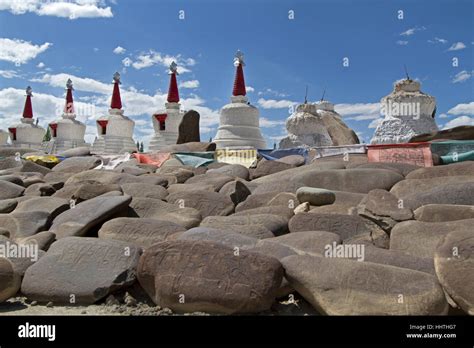 Gompas In Ladakh Northern India Stock Photo Alamy