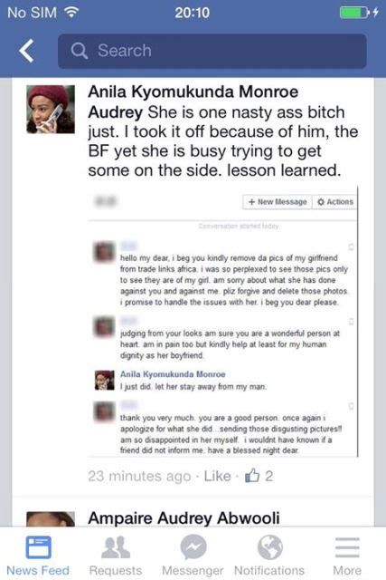 City Businesswoman Basted Over Nude Pictures Showbizuganda