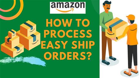 Amazon Easy Ship Process How To Ship Amazon Orders Youtube