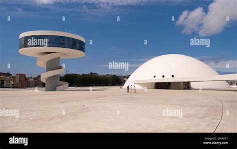 Oscar Niemeyer International Cultural Centre Aviles Asturias Spain