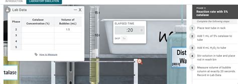 Solved Introduction Laboratory Simulation Catalase Chegg