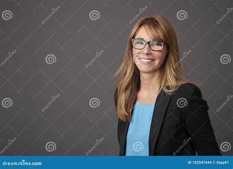 Mature Businesswoman Portrait Stock Photo Image Of Business Women