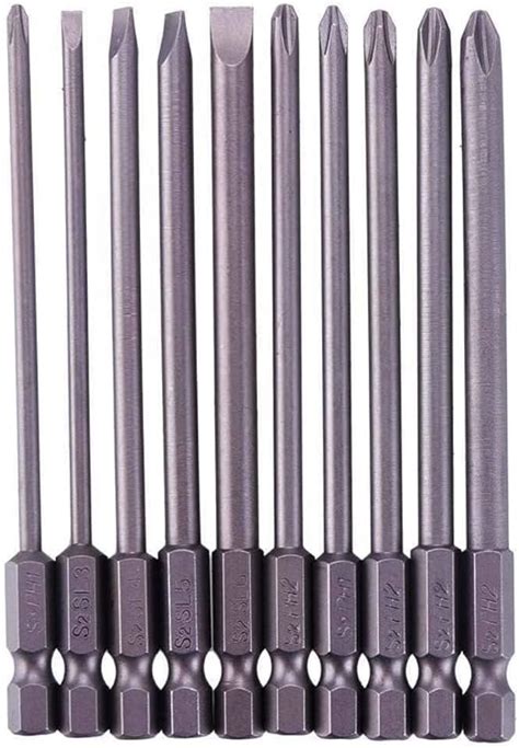 Rocaris Pcs Inch Hex Shank Long Magnetic Screwdriver Bits Set