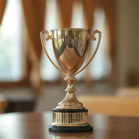 Ambit Print Polished Metal Embroidered Standard Golden Trophy For Office, School at Rs 472 in