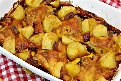 Sobrecoxa Assada Batatas Receita Pr Tica E Muito Saborosa