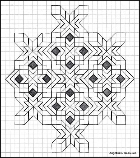 Pin by Iván Guillermo Gómez on Mandalas Reticulas Graph paper