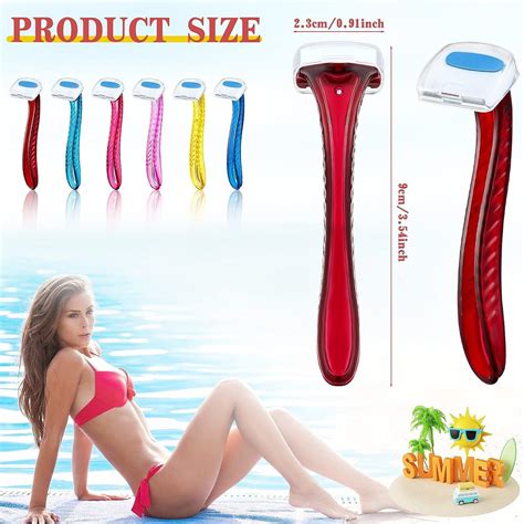 100pcs Disposable Bikini Trimmer Bulk For Women T Type Beauty Razors For Bikini Shaving 6 Colors