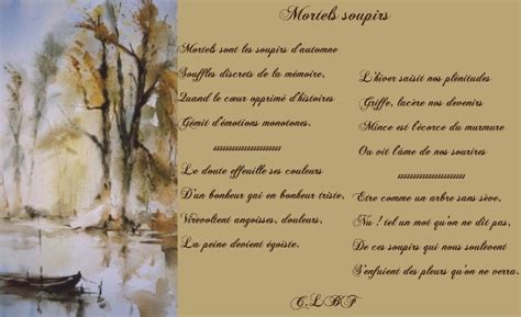 Mortels Soupirs Poeme Sous Le Ber T