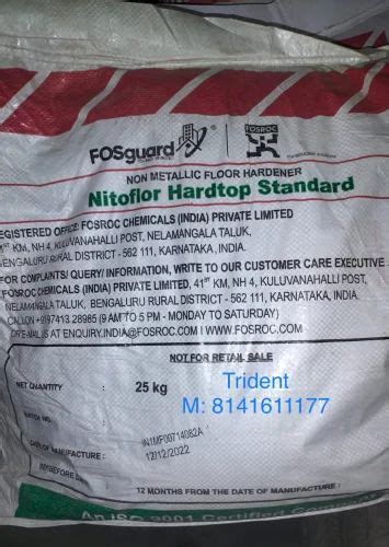 Fosroc Nitoflor Hardtop Standard In Bharuch Packaging Size Kg