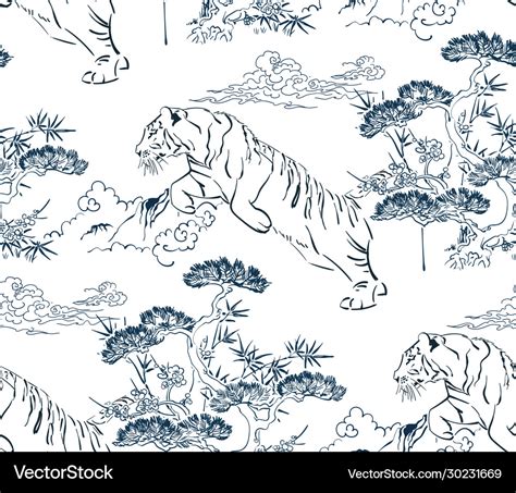 Chinese Tiger Design