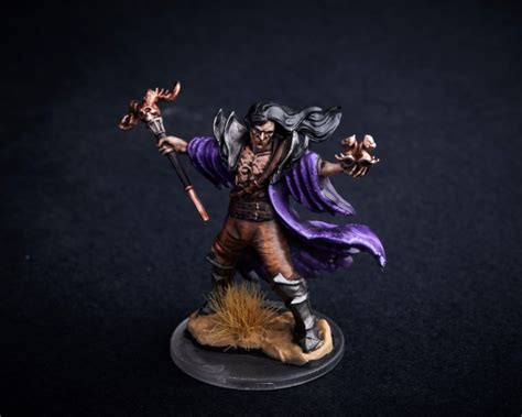 Dungeons And Dragons Human Warlock Painted Etsy