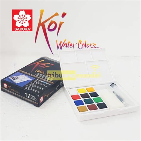 Jual Sakura Koi Watercolor Colors Set Cat Air Sakura Koi Warna