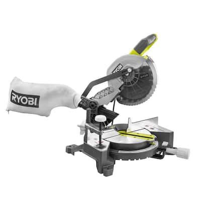 RYOBI ONE 18V Cordless 7 1 4 In Compound Miter Saw Tool Only P553