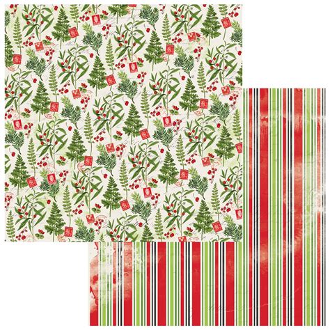 Christmas Spectacular Double Sided Cardstock 12x12 Postmark 786724924180