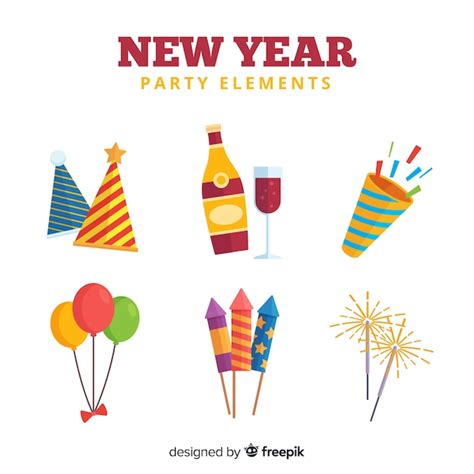 New Year Items Images - Free Download on Freepik