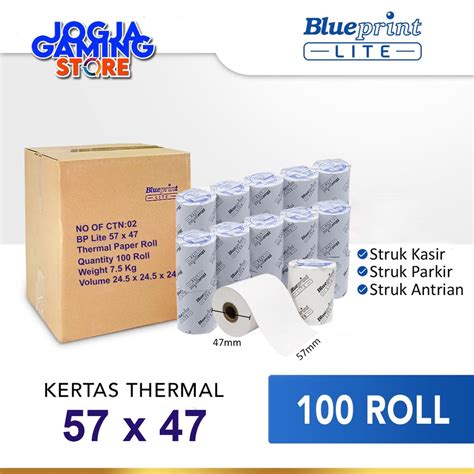 Jual KERTAS THERMAL PAPER ROL MURAH STRUK KASIR PARKIR PPOB CASH