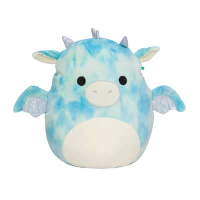 Jual Squishmallows 12 Inci Boneka Plush Keith Sky Blue Dragon Terbaru