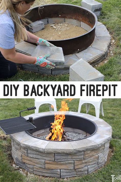 DIY Backyard Fire Pit - Her Tool Belt