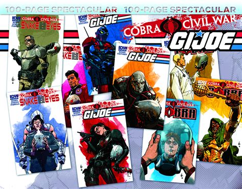 Jul110337 Gi Joe Cobra Civil War 100 Pg Spectacular Previews World