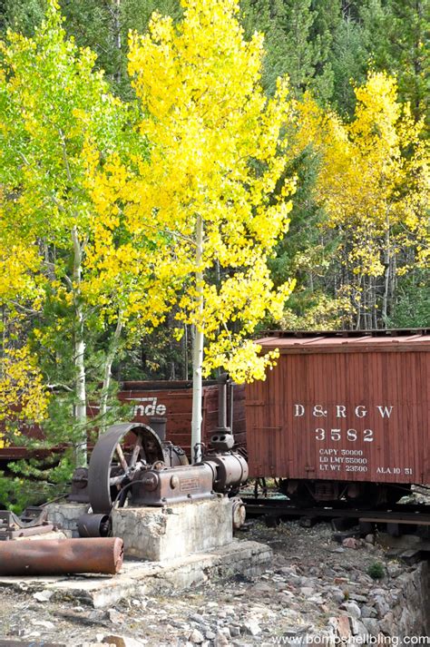 The Georgetown Loop Railroad in the Colorado Mountains