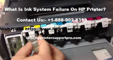 What Is Ink System Failure On Hp Printer