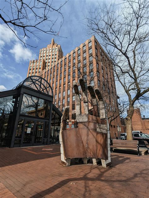 Downtown Syracuse public artFree Stock Photo