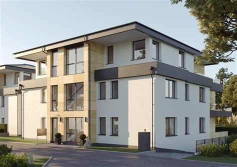 D Visualisierung Neubau Mehrfamilienhaus Bei Bonn Nrw