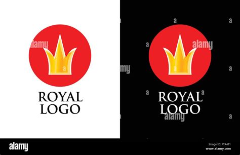 Logo Couronne Or Et Noir Prince Banque De Photographies Et Dimages