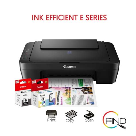 CANON PIXMA E410 AIO INK EFFECCIENT PRINTER PRINT SCAN COPY FINDC