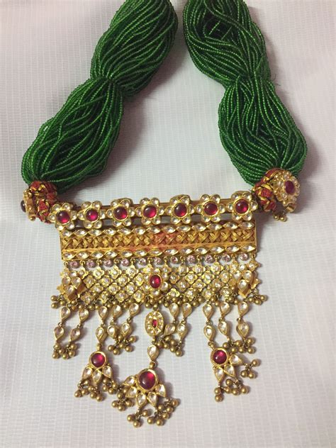 Kundan Work Traditional Marwadi Aad Rajputi Jewellery Bridal Jewelry