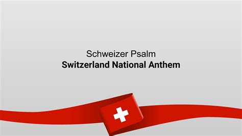 Switzerland National Anthem Majestic Beauty Of Schweizerpsalm 🇨🇭 Youtube