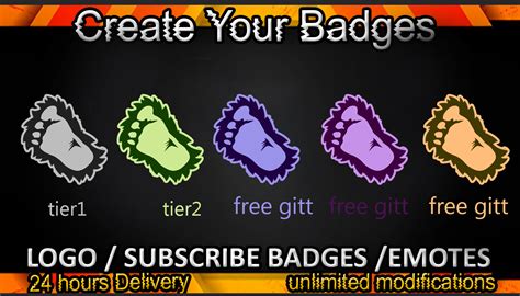 Military Ranks Twitch Sub Badges EMOTESMAKER