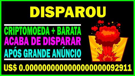 Criptomoeda Mais Barata Do Mercado Pode Dispara Ap S An Ncio De Grande