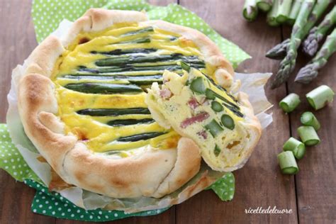 Quiche Asparagi E Speck Gustosa E Saporita Ricettedelcuore