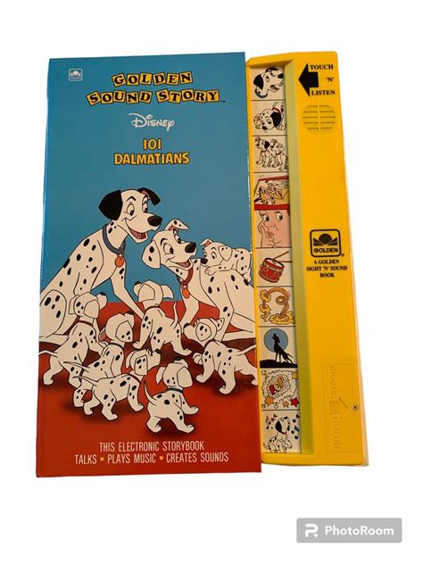 Vintage Golden Sound Story Disney Dalmatians Electronic Storybook