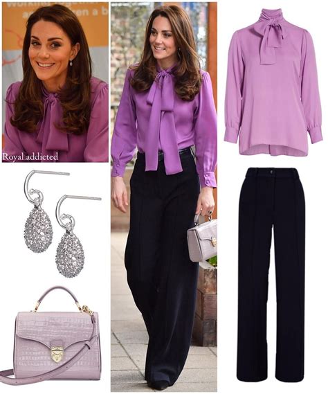 Royal Addicted On Instagram “duchess Of Cambridge Style Blouse Gucci Trousers Jigsaw Shoes