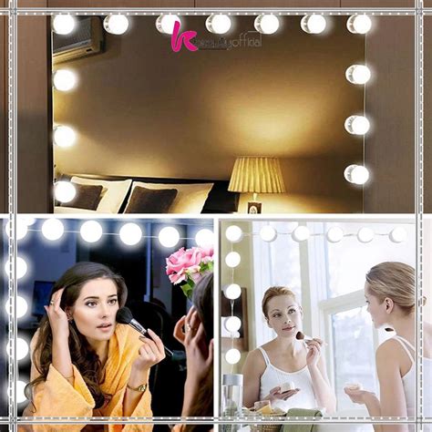 Jual KB K2 Lampu Led Meja Rias Make Up Lampu Kaca Rias Vanity Mirror