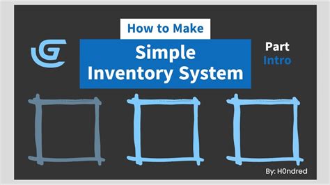 GDevelop Simple Inventory System Tutorial Part Intro YouTube