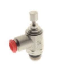 Regulador Unidireccional Manual Orientable Flujo Valvula Short 4 Mm M5