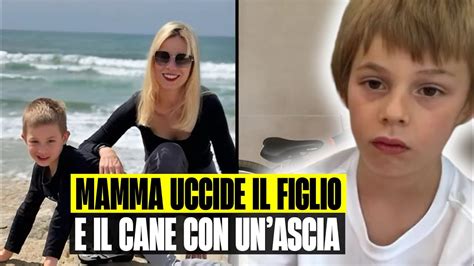 MAMMA UCCIDE IL FIGLIO DI 6 ANNI E IL CANE CON UN ASCIA SHOCK IN UN