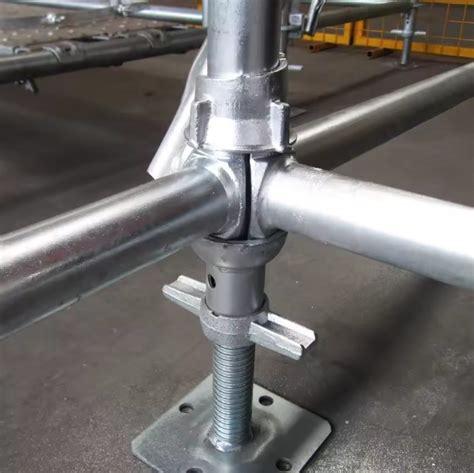 Heavy Duty Steel Ring Lock Scaffold Hot DIP Galvanized Layher Cuplock